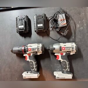 Porter Cable 20V drill set